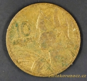 Jugoslávie - 10 dinar 1963