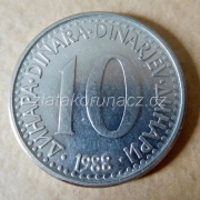 Jugoslávie - 10 dinar 1988