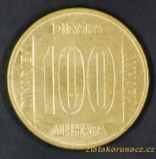 Jugoslávie - 100 dinar 1989