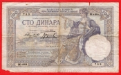 Jugoslávie - 100 Dinara 1929