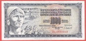 Jugoslávie - 1000 Dinara 1981 