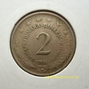 Jugoslavie - 2 Dinar 1974 