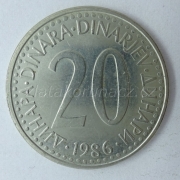 Jugoslávie - 20 dinar 1986