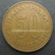 Jugoslávie - 50 para 1980