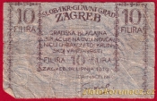 Jugoslávie - Záhřeb - 10 filira