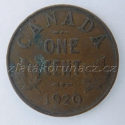Kanada - 1 cent 1920 varianta