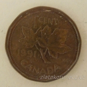 Kanada - 1 cent 1991