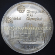 Kanada - 10 dollars 1973 XXI. olympijské hry 1976 Montréal