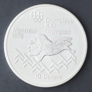 Kanada - 10 dollars 1975 XXI. olympijské hry 1976 Montréal