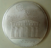 Kanada - 10 dollars 1974 XXI. olympijské hry 1976 Montréal