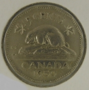 Kanada - 5 cent 1950