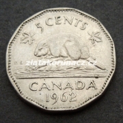 Kanada - 5 cent 1962