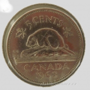 Kanada - 5 cent 1963