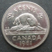 Kanada - 5 cent 1981