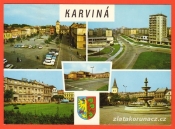 Karviná - náměstí, třída Kosmonautů, DK, hotel