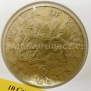 Keňa - 10 cents 1967