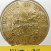 Keňa - 10 cents 1970