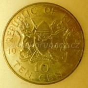 Keňa - 10 cents 1977