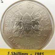 Keňa - 5 shilling 1985