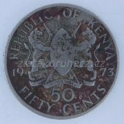 Keňa - 50 cents 1973