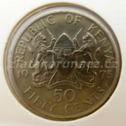 Keňa - 50 cents 1975