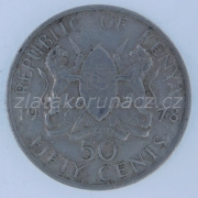 Keňa - 50 cents 1978