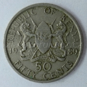 Keňa - 50 cents 1989