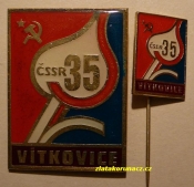 Vítkovice ČSSR 35 let + miniatura