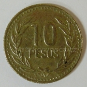 Kolumbie - 10 pesos 1991