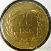 Kolumbie - 20 pesos 1989
