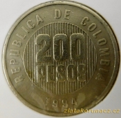 Kolumbie - 200 pesos 1994