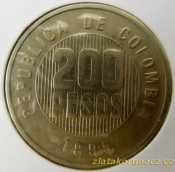 Kolumbie - 200 pesos 1995