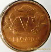 Kolumbie - 5 centavos 1968