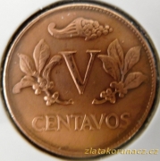 Kolumbie - 5 centavos 1975