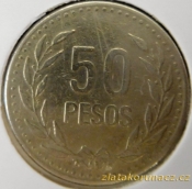 Kolumbie - 50 pesos 1989