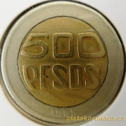 Kolumbie - 500 pesos 1995