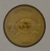 Kongo - 1 franc 2002 želva