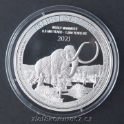Kongo - 20 Francs 2021 - Wooly Mammoth