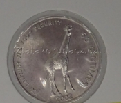 Kongo - 50 centimes 2002 - žirafa