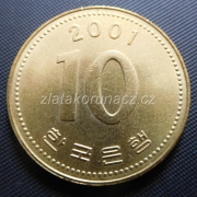 Korea jižní - 10 won 2001