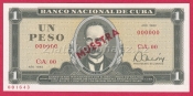 Kuba - 1 Peso 1961-65 Bankovní VZOR