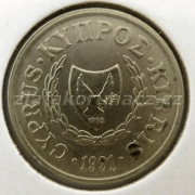 Kypr - 1 cent 1991