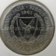 Kypr - 1 mil 1963