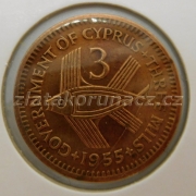 Kypr - 3 mils 1955