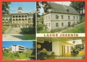 Lázně Jeseník - sanatorium, rodný dům V.Priessnitze, Balneologický ústav a čekárna