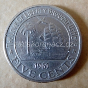 Liberie - 5 cents 1961