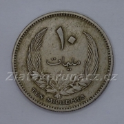 Libye - 10 milliemes 1965