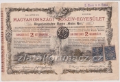 Los - Maďarsko - 2 Guldeny 1888