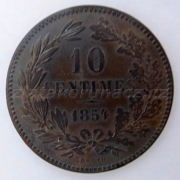 Luxembursko - 10 centimes 1854