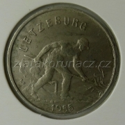 Luxembursko - 1 frank 1955